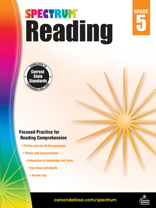 Title details for Spectrum Reading Workbook, Grade 5 by Spectrum - Available